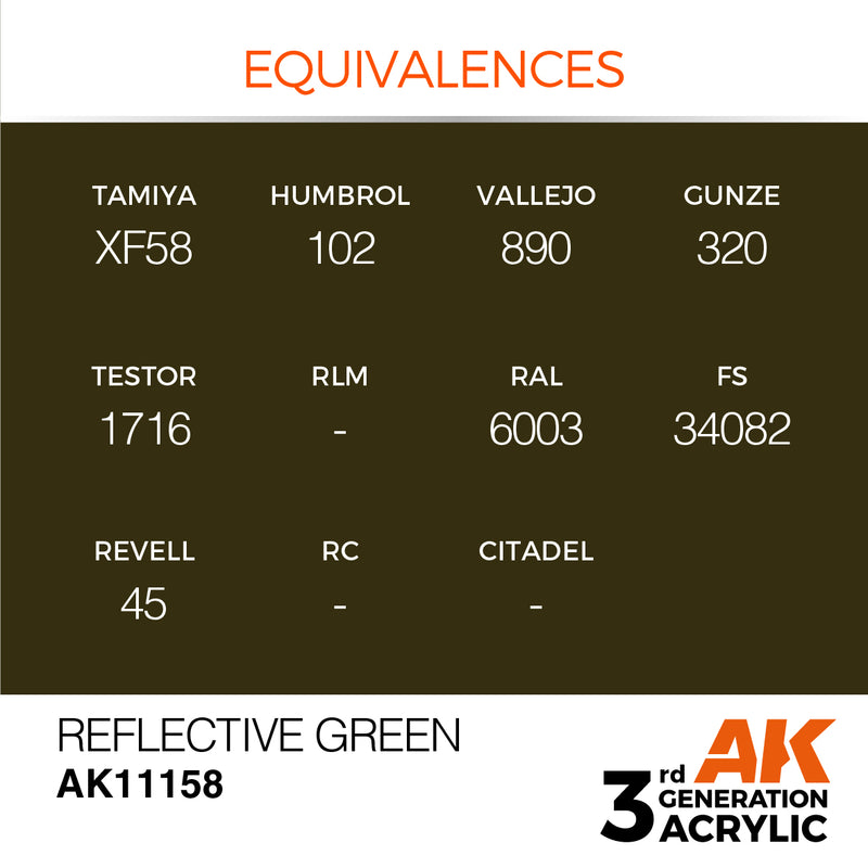 AK Interactive Reflective Green - Standard - 17ml