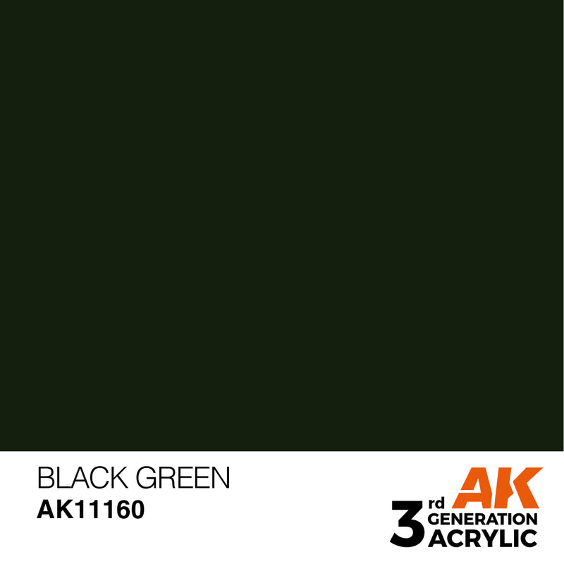 AK Interactive Black Green - Standard - 17ml