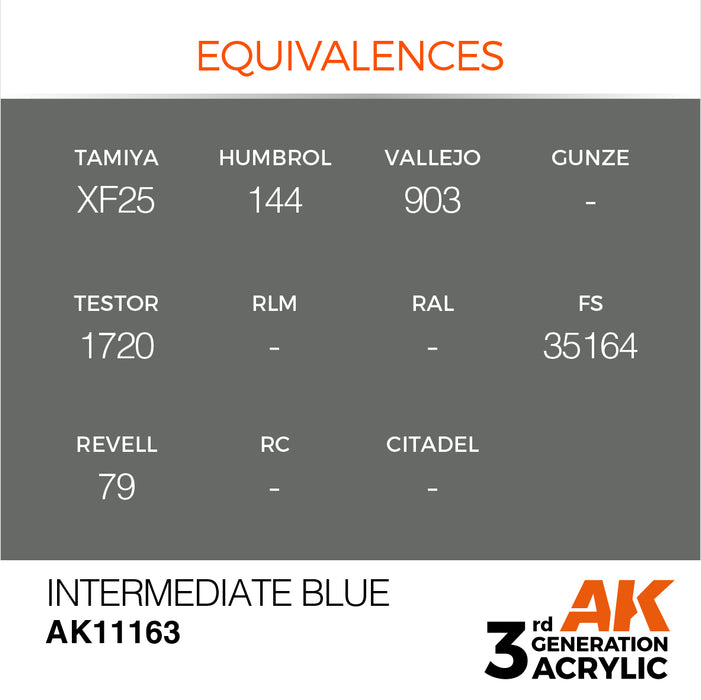 AK Interactive Intermediate Blue - Standard - 17ml