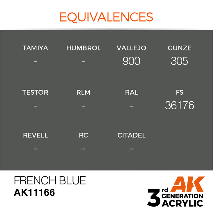 AK Interactive French Blue - Standard - 17ml