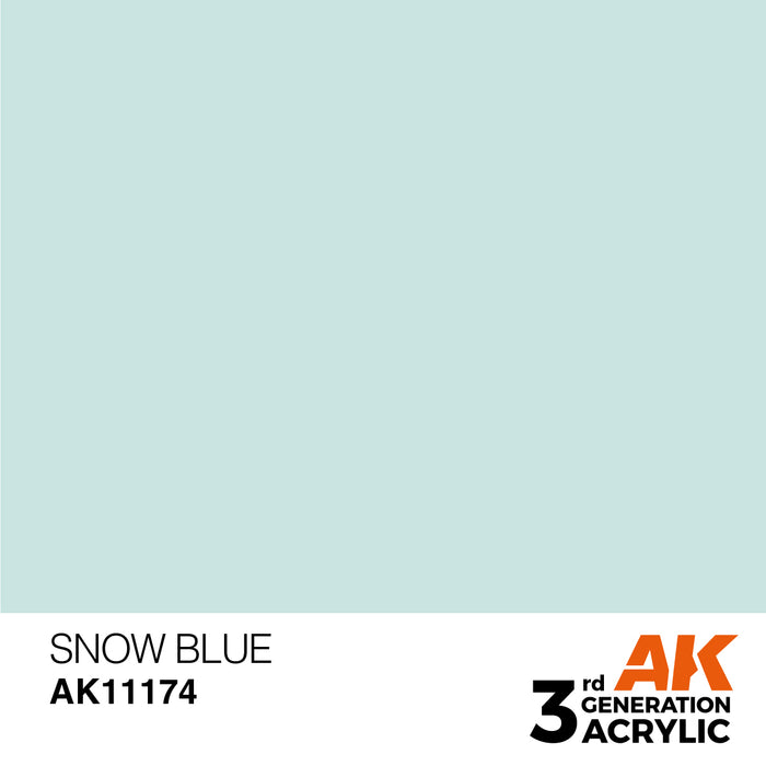 AK Interactive Snow Blue - Standard - 17ml