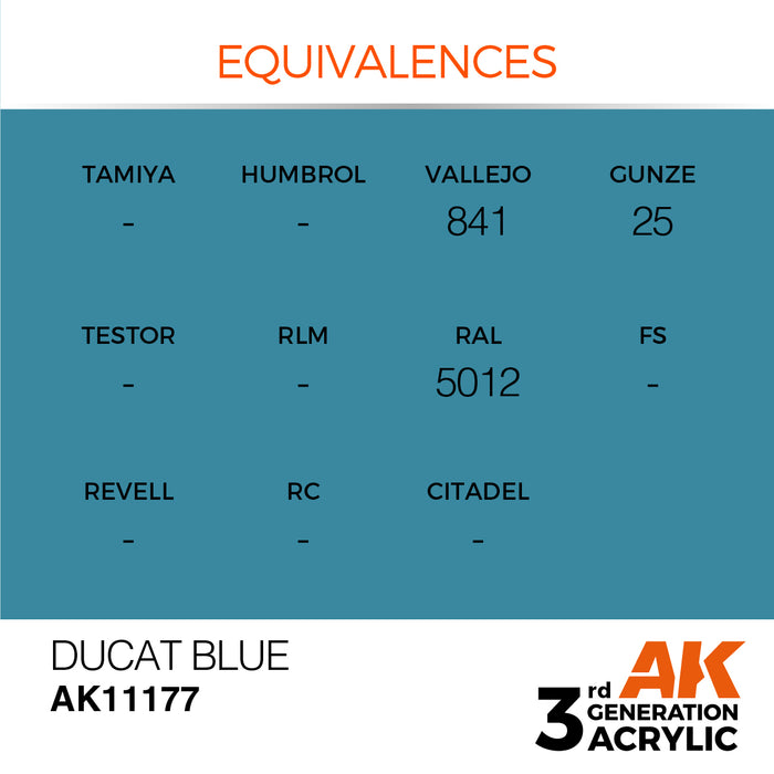 AK Interactive Ducat Blue - Standard - 17ml