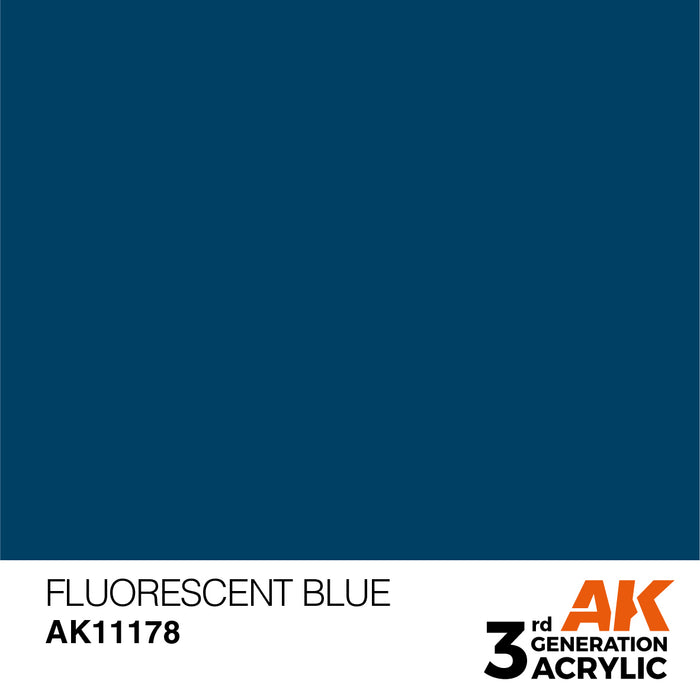 AK Interactive Fluorescent Blue - Standard - 17ml