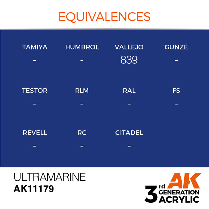 AK Interactive Ultramarine - Standard - 17ml