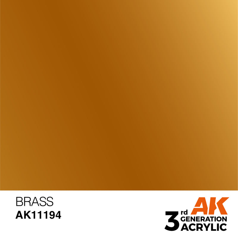 AK Interactive Brass - Metallic - 17ml