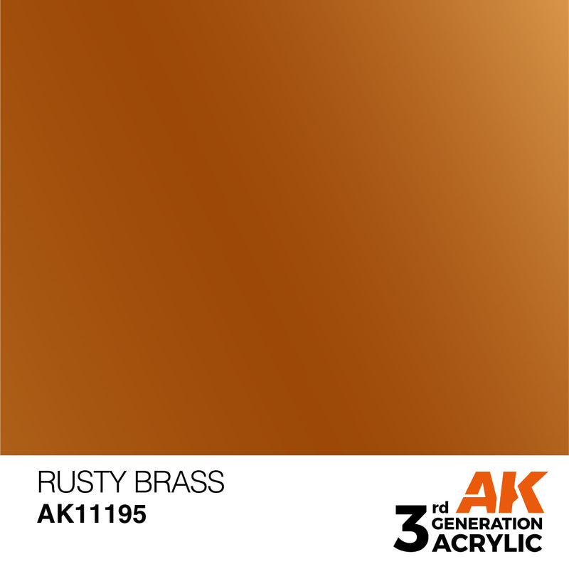 AK Interactive Rusty Brass - Metallic - 17ml