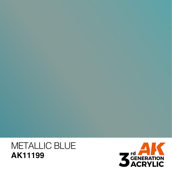 AK Interactive Metallic Blue - Metallic - 17ml