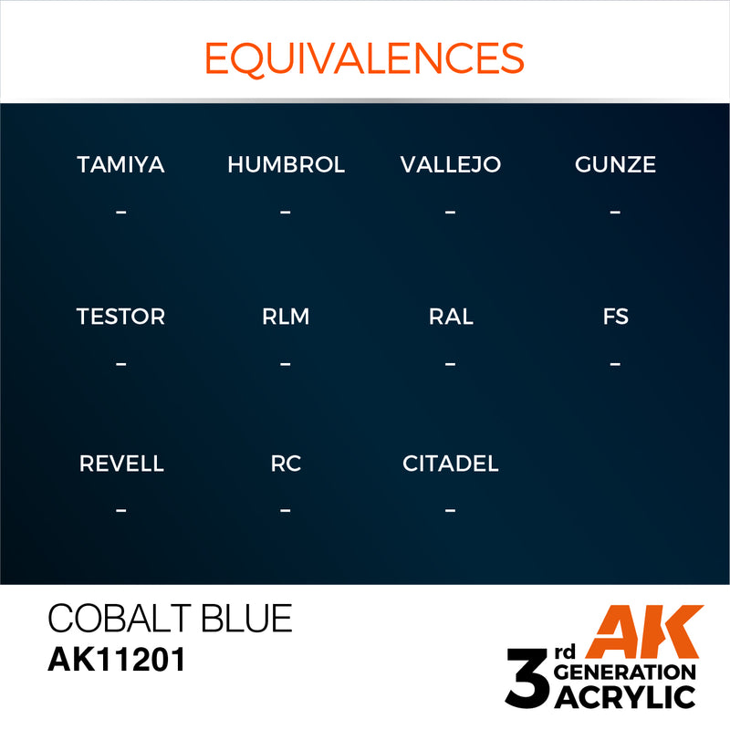 AK Interactive Cobalt Blue - Metallic - 17ml
