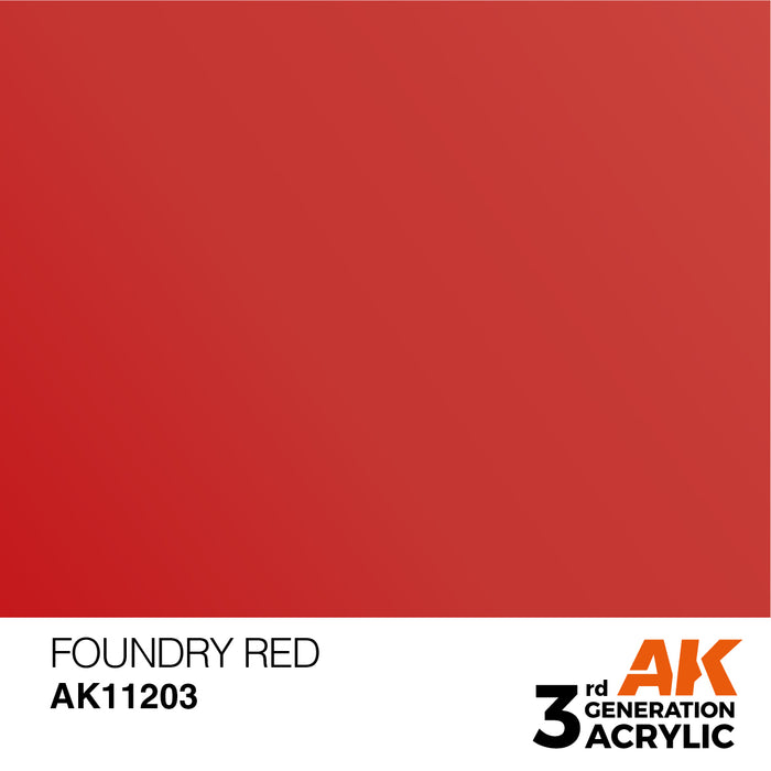 AK Interactive Foundry Red - Metallic - 17ml