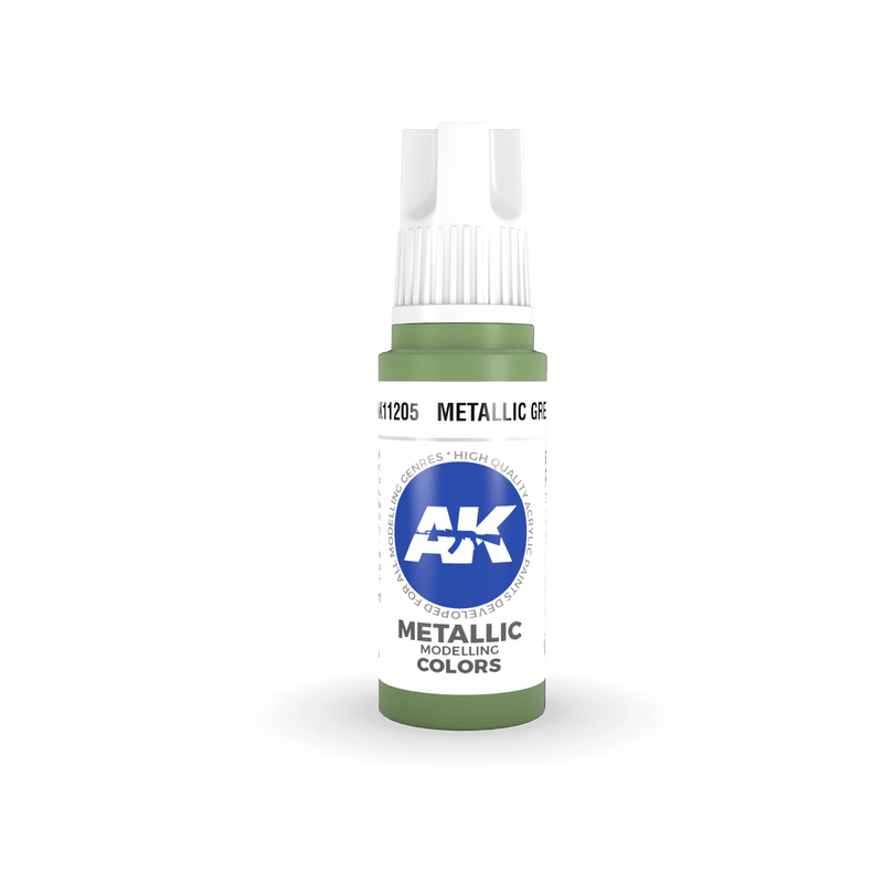 AK Interactive Metallic Green - Metallic - 17ml