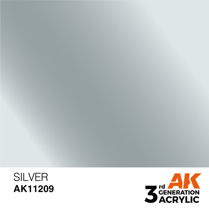 AK Interactive Silver - Metallic - 17ml