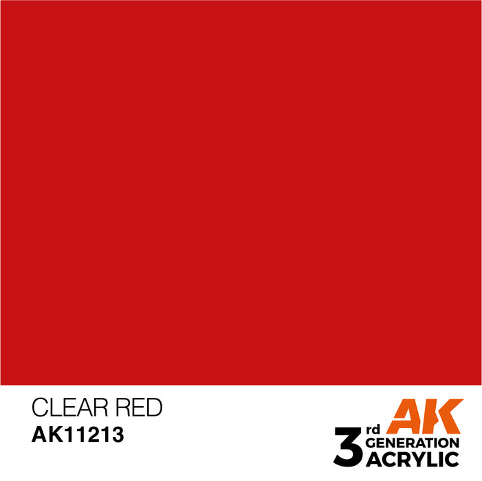 AK Interactive Clear Red - Standard - 17ml