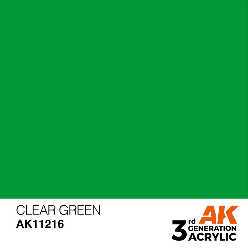 AK Interactive Clear Green - Standard - 17ml
