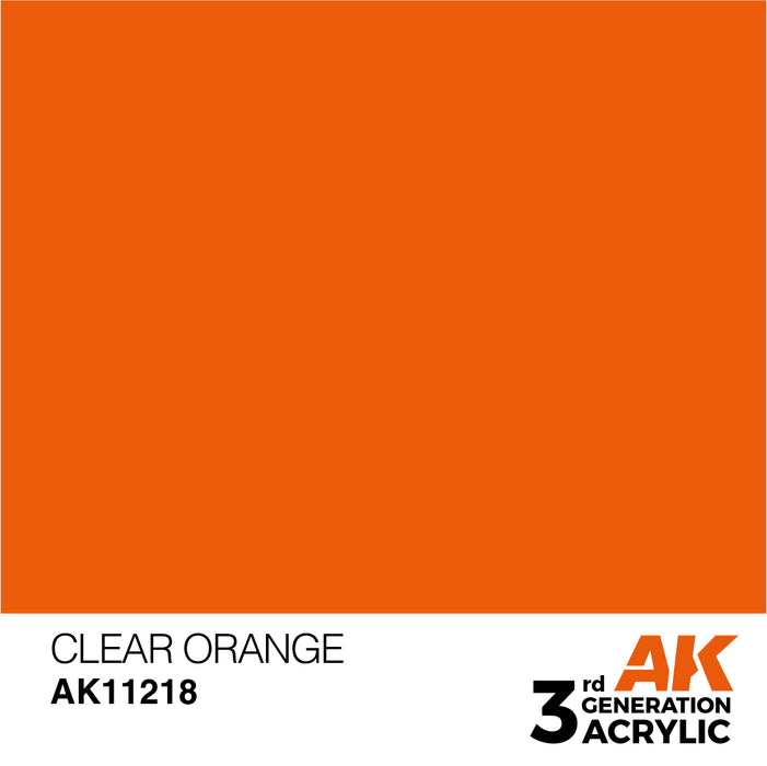 AK Interactive Clear Orange - Standard - 17ml
