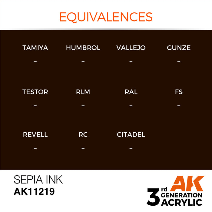 AK Interactive Sepia - Ink - 17ml