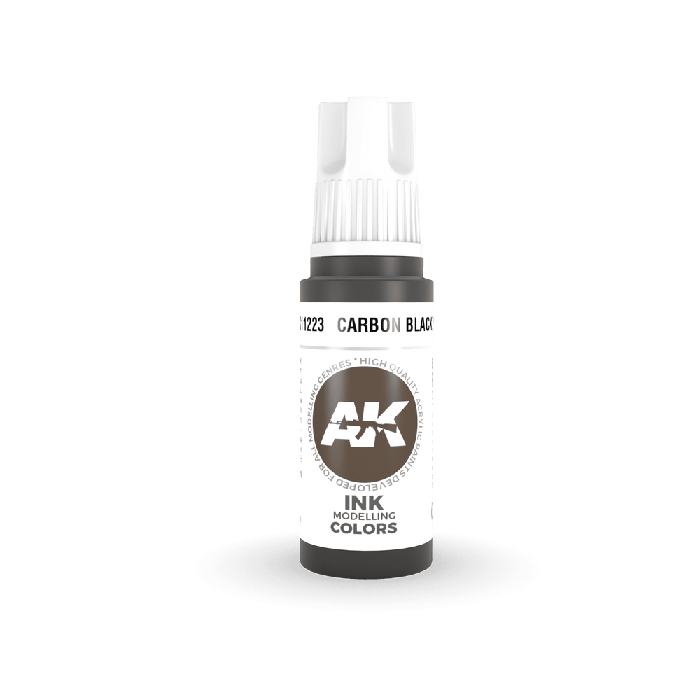 AK Interactive Carbon Black - Ink - 17ml