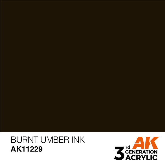 AK Interactive Burnt Umber - Ink - 17ml