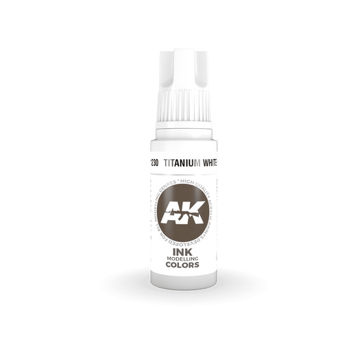 AK Interactive Titanium White - Ink - 17ml