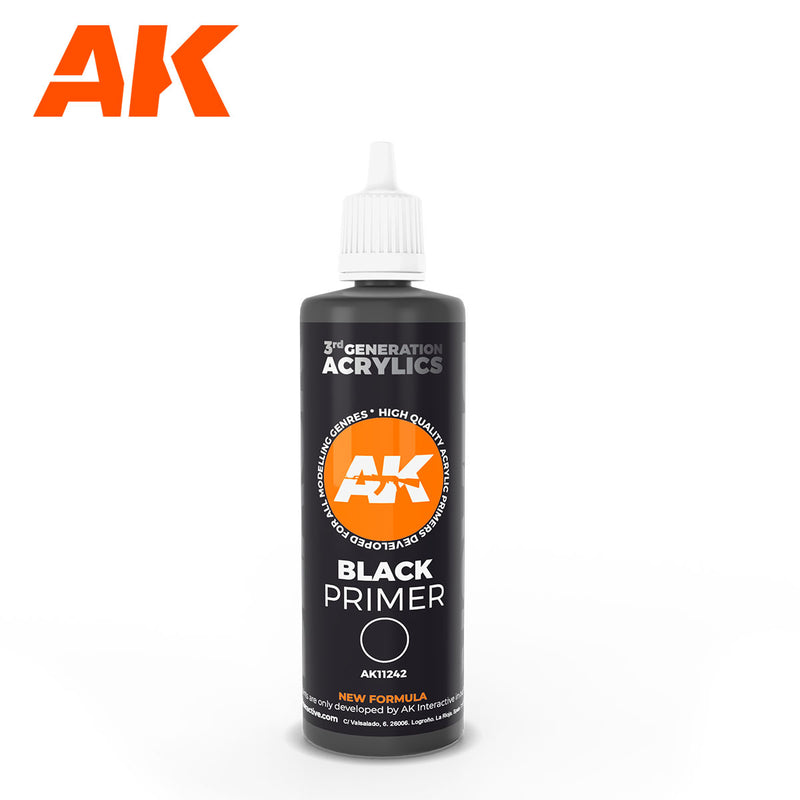 AK Interactive Black Primer - 100ml