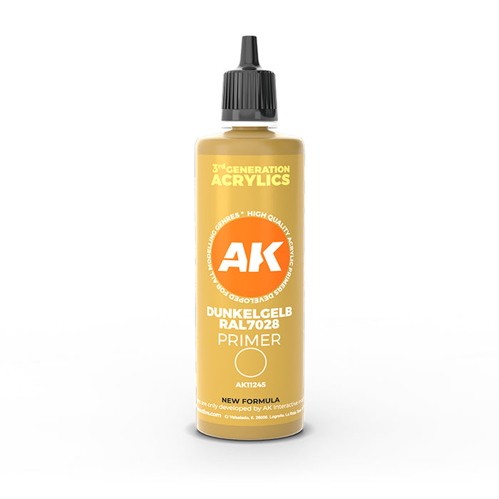 AK Interactive Primer - Dunkelgelb RAL 7028 Dark Yellow - 100ml