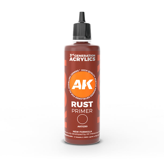 AK Interactive Primer - Rust - 100ml