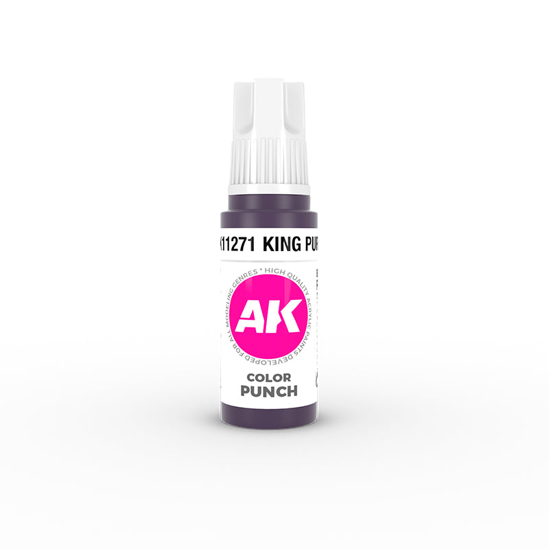 AK Interactive King Purple - Color Punch - 17ml Paint Bottle