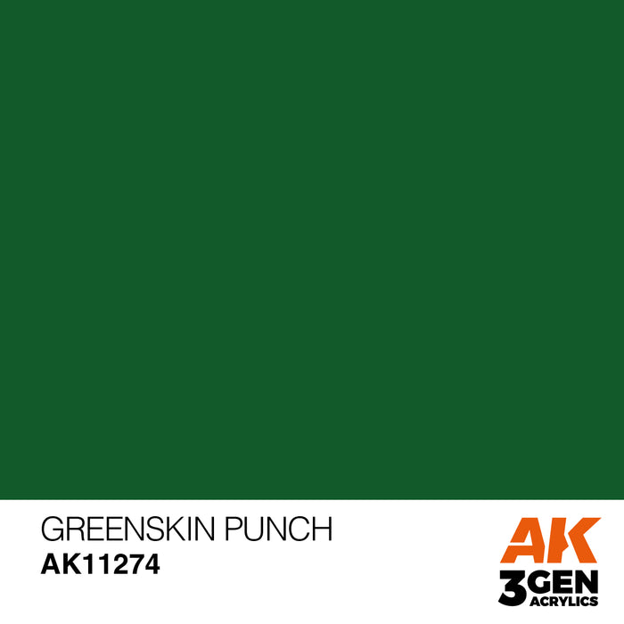 AK Interactive Greenskin Punch - Color Punch - 17ml