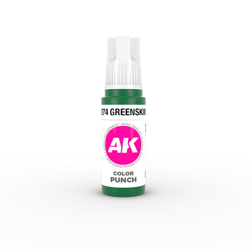 AK Interactive Greenskin Punch - Color Punch - 17ml Paint Bottle