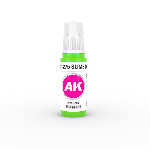 AK Interactive Slime Green - Color Punch - 17ml Paint Bottle