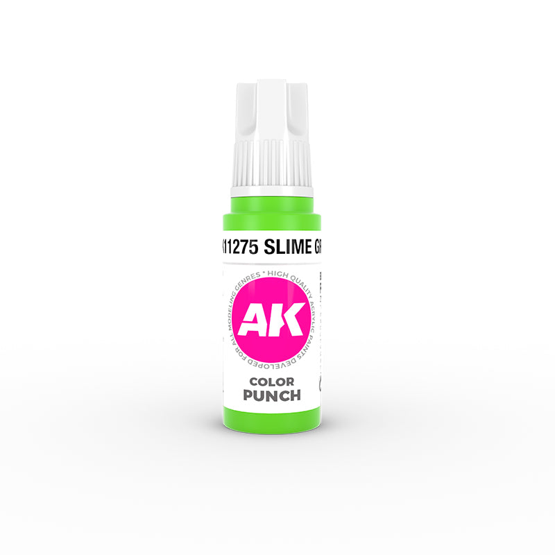 AK Interactive Slime Green - Color Punch - 17ml Paint Bottle