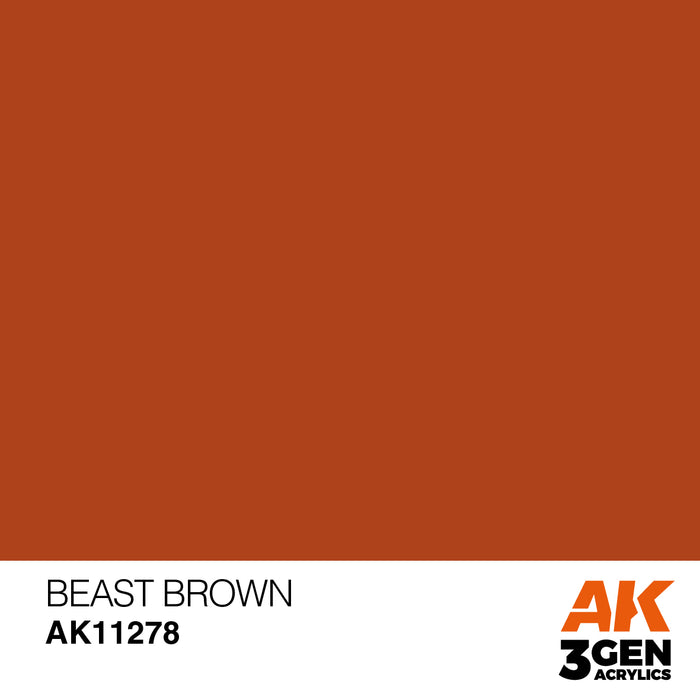 AK Interactive Beast Brown - Color Punch - 17ml