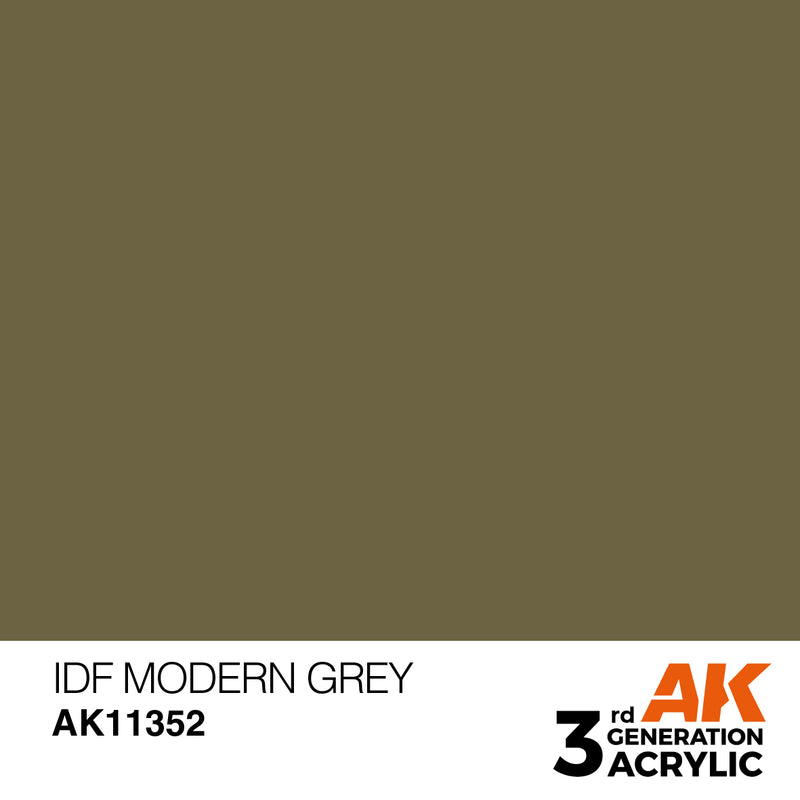 AK Interactive AFV Series - IDF Modern Grey - 18ml