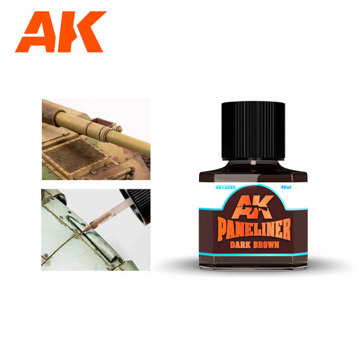AK Interactive: Dark Brown Paneliner
