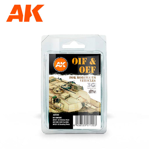 AK Interactive - OIF & OEF - US Vehicles Weathering Set