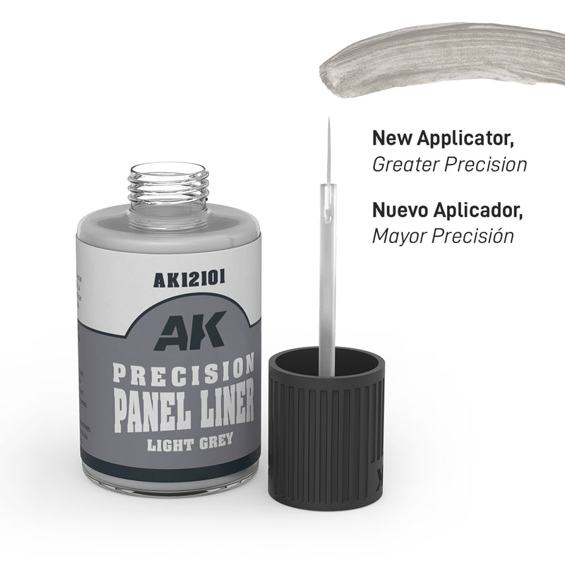 AK Interactive Precision Panel Liner - Light Grey