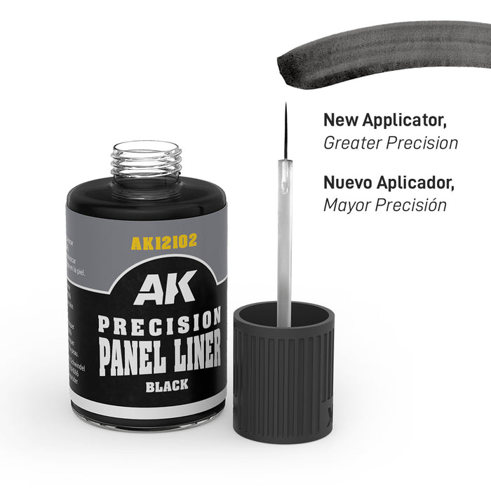 AK Interactive Precision Panel Liner - Black