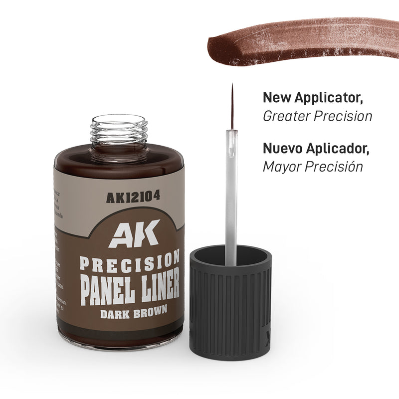 AK Interactive Precision Panel Liner - Dark Brown