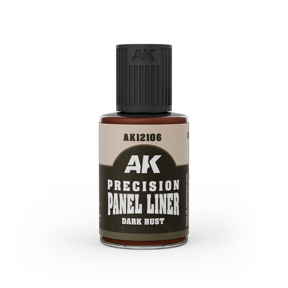 AK Interactive Precision Panel Liner - Dark Rust