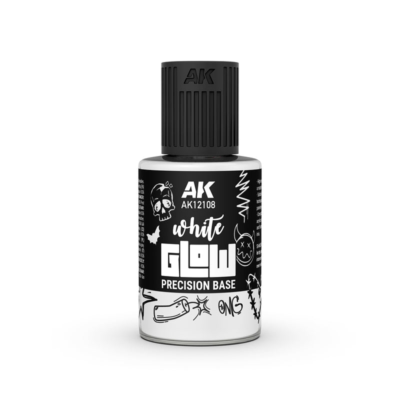 AK White Glow Precision Base | Paint | AK Interactive