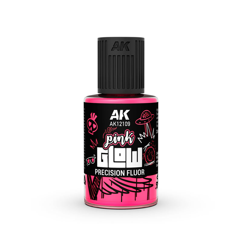 AK Pink Glow Precision Fluor | Paint | AK Interactive