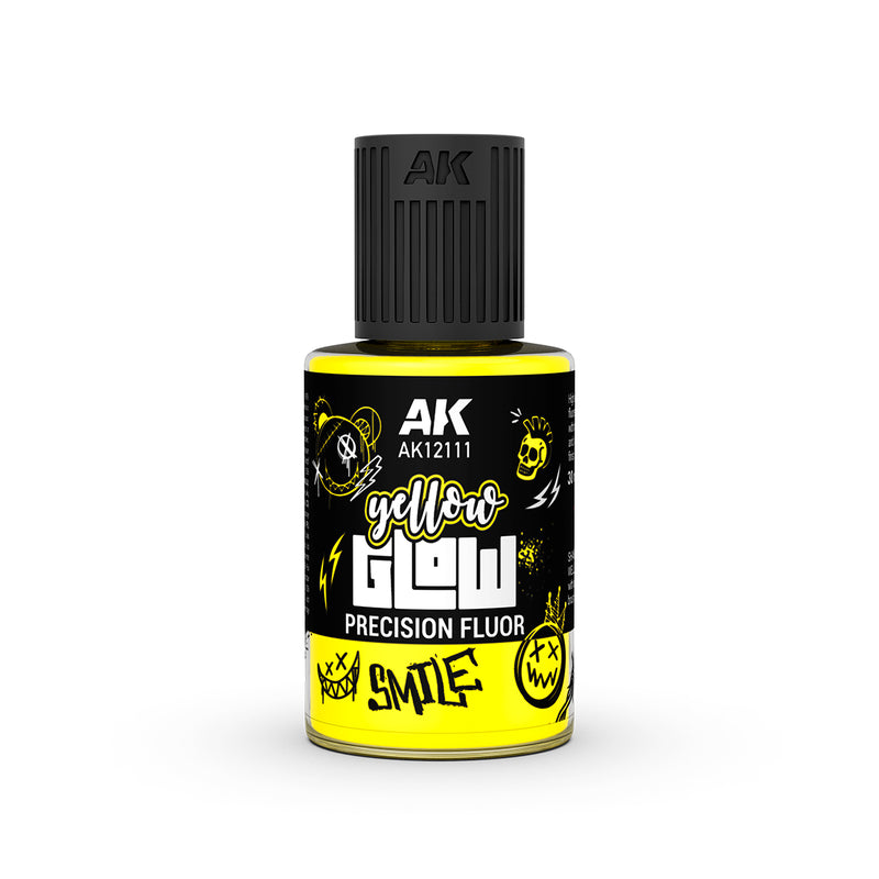 AK Yellow Glow Precision Fluor | Paint | AK Interactive