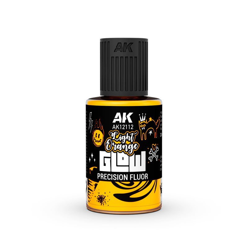 AK Light Orange Glow Precision Fluor | Paint | AK Interactive