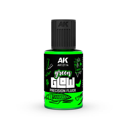 AK Green Glow Precision Fluor | Paint | AK Interactive