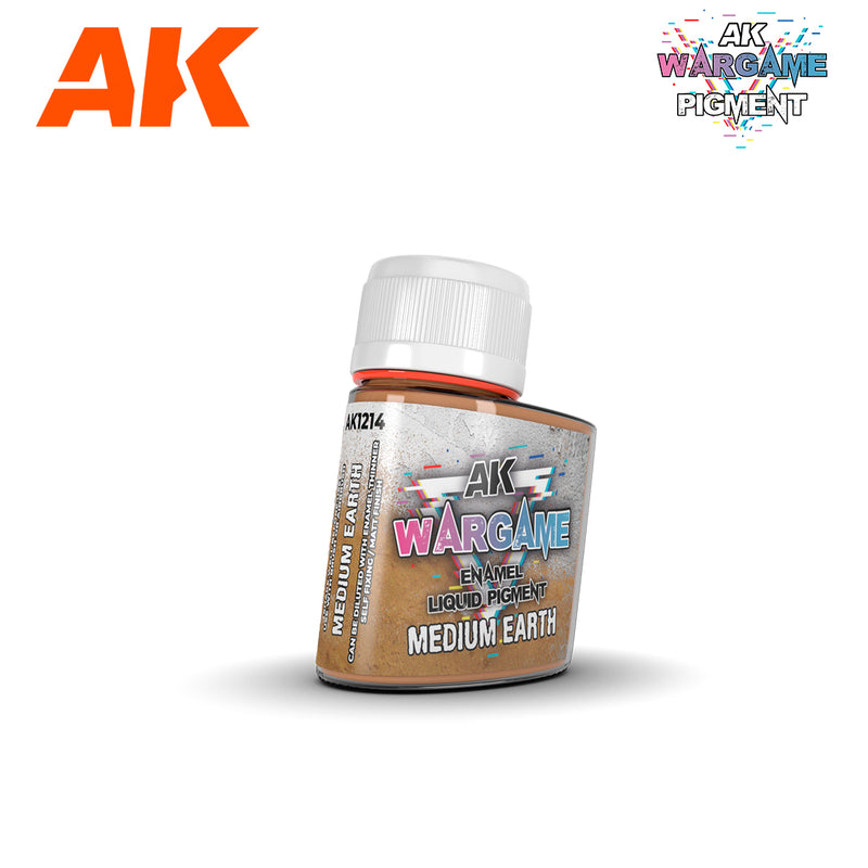 Enamel Liquid Pigment: Medium Earth 35ml