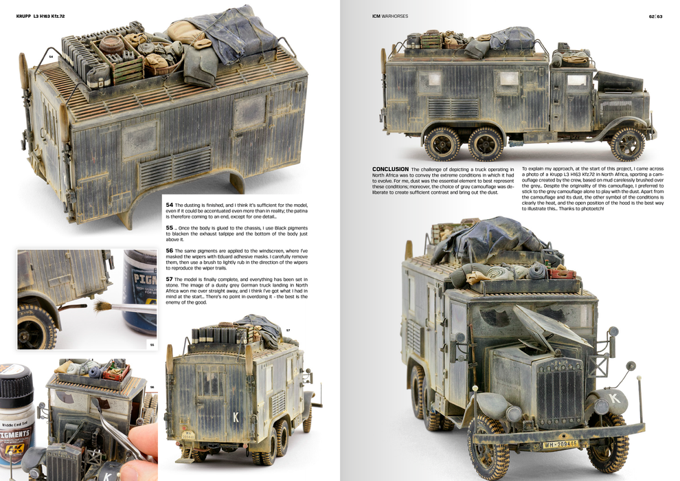 ICM Warhorses - How to Paint & Weather WWII Trucks