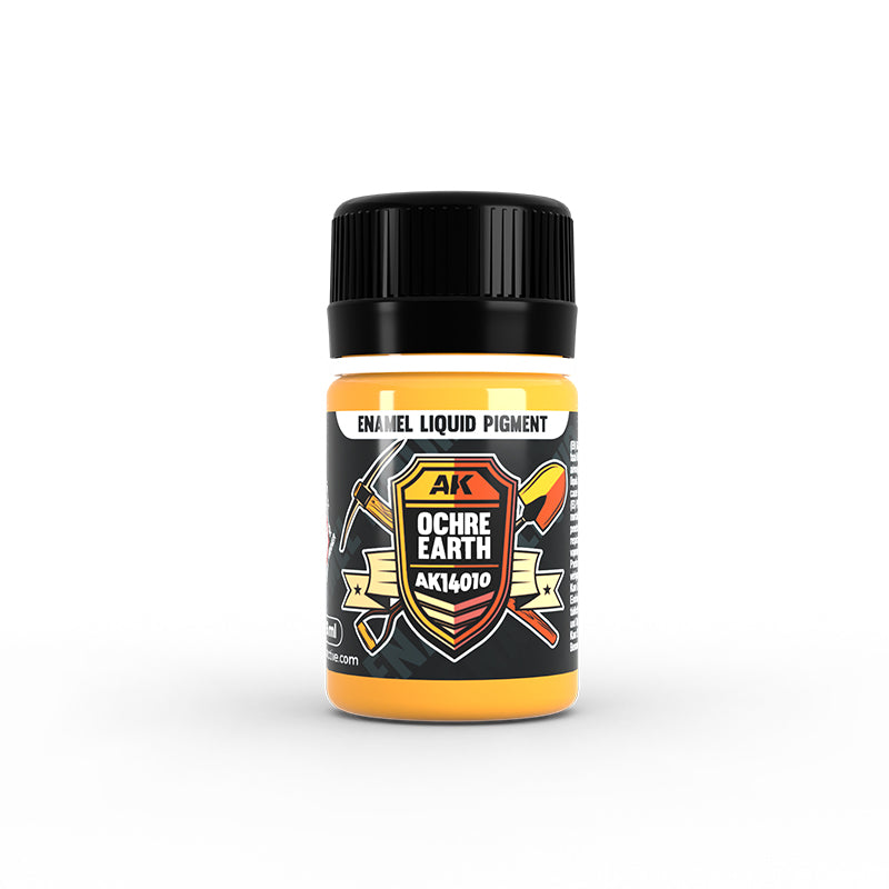 Enamel Liquid Pigment: Ochre Earth 35ml