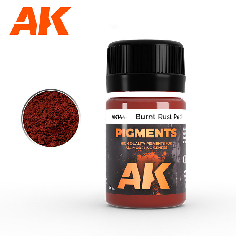 AK Interactive: BURNT RUST RED PIGMENT 35ML