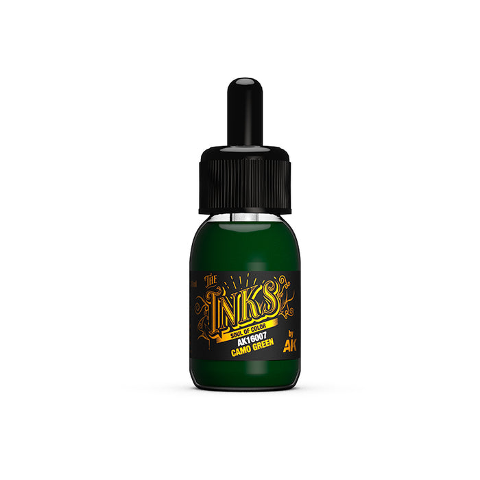 AK Interactive The Inks - Camo Green