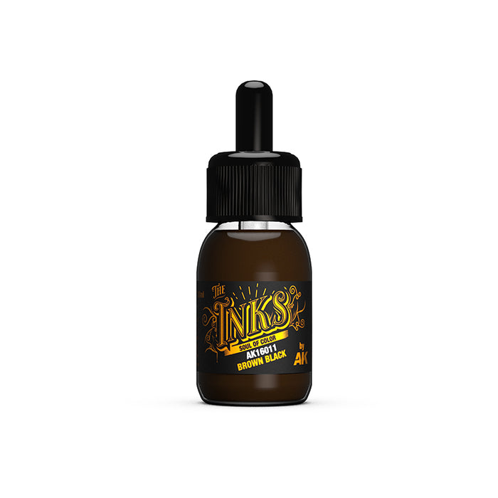 AK Interactive The Inks - Brown Black