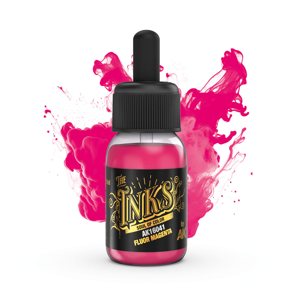 AK Interactive The Inks - Fluor Magenta